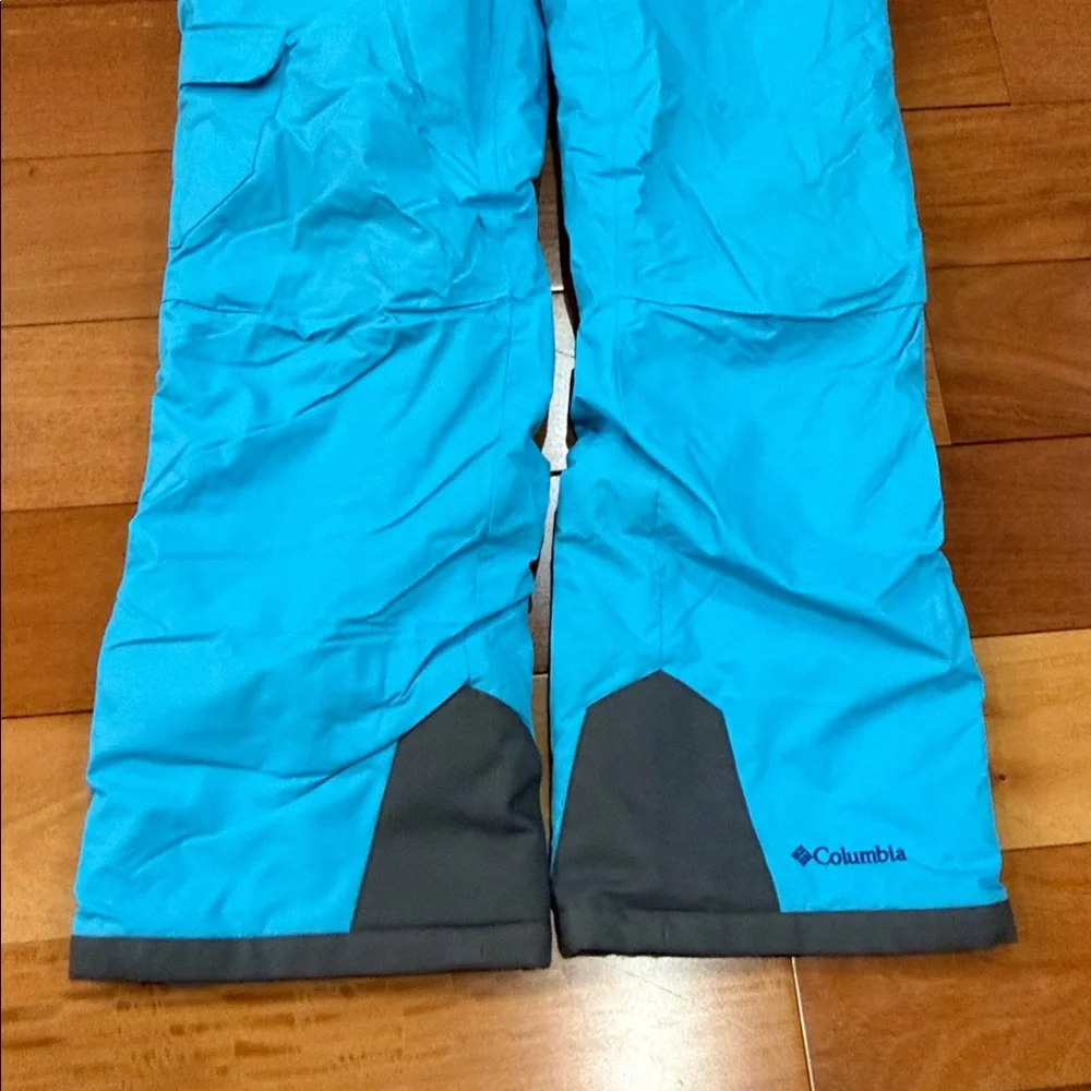 Columbia Kids Bugaboo Insulated‎ Bright Blue Snow Pants with Gray Accents size L
